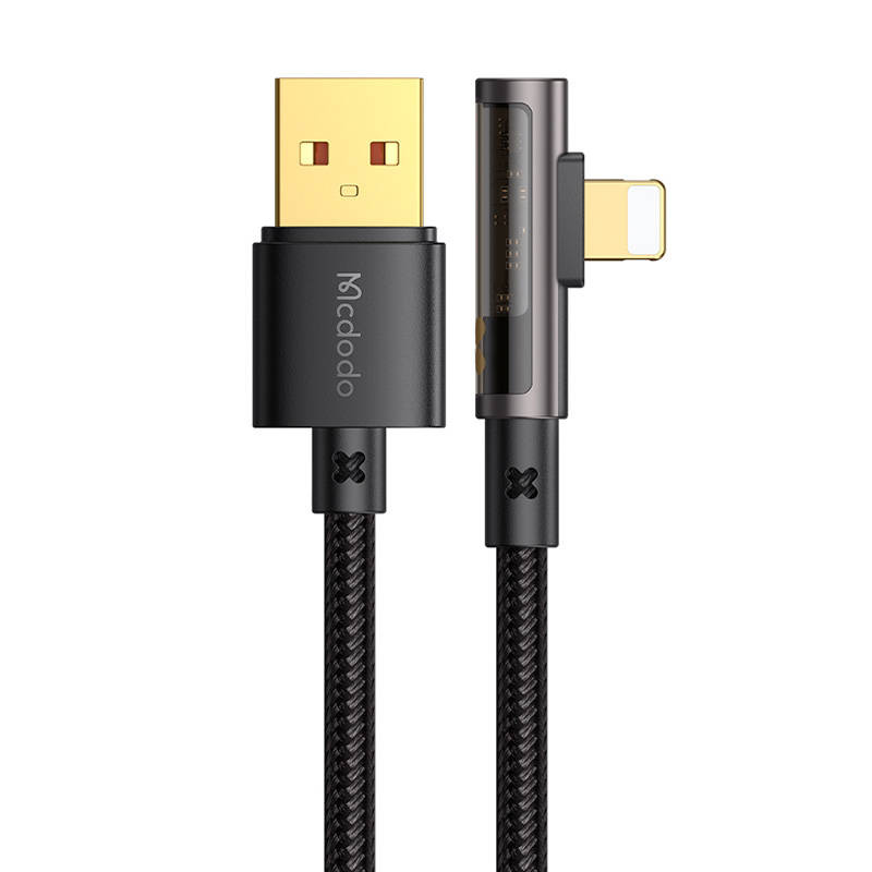 Mcdodo Prism CA-3511 USB-A/Lightning Angle Cable, 1.8m (black)