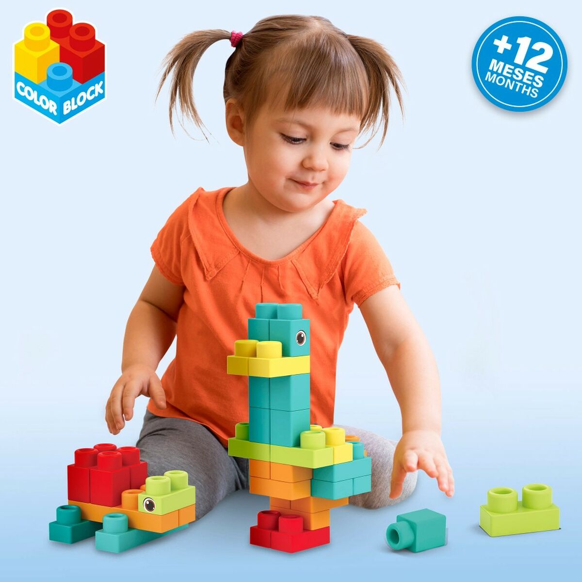 zestaw do budowania Color Block 52 Części (4 Sztuk)
