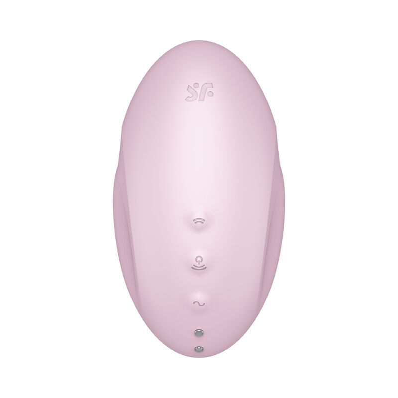 SATISFYER VULVA LOVER 3 AIR PULSE STIMULATOR & VIBRATOR - PINK