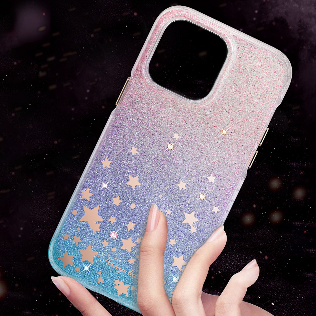 Kingxbar Heart Star Apple iPhone 14 Plus zodiac
