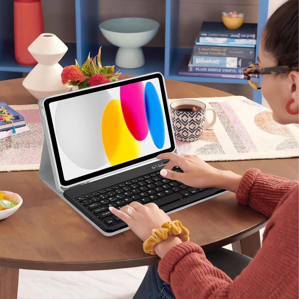 Etui z klawiaturą Tech-Protect SmartCase Pen + Keyboard Apple iPad Air 10.9 2022 (5. generacji) / iPad Air 11 2025 (7. generacji) Grey