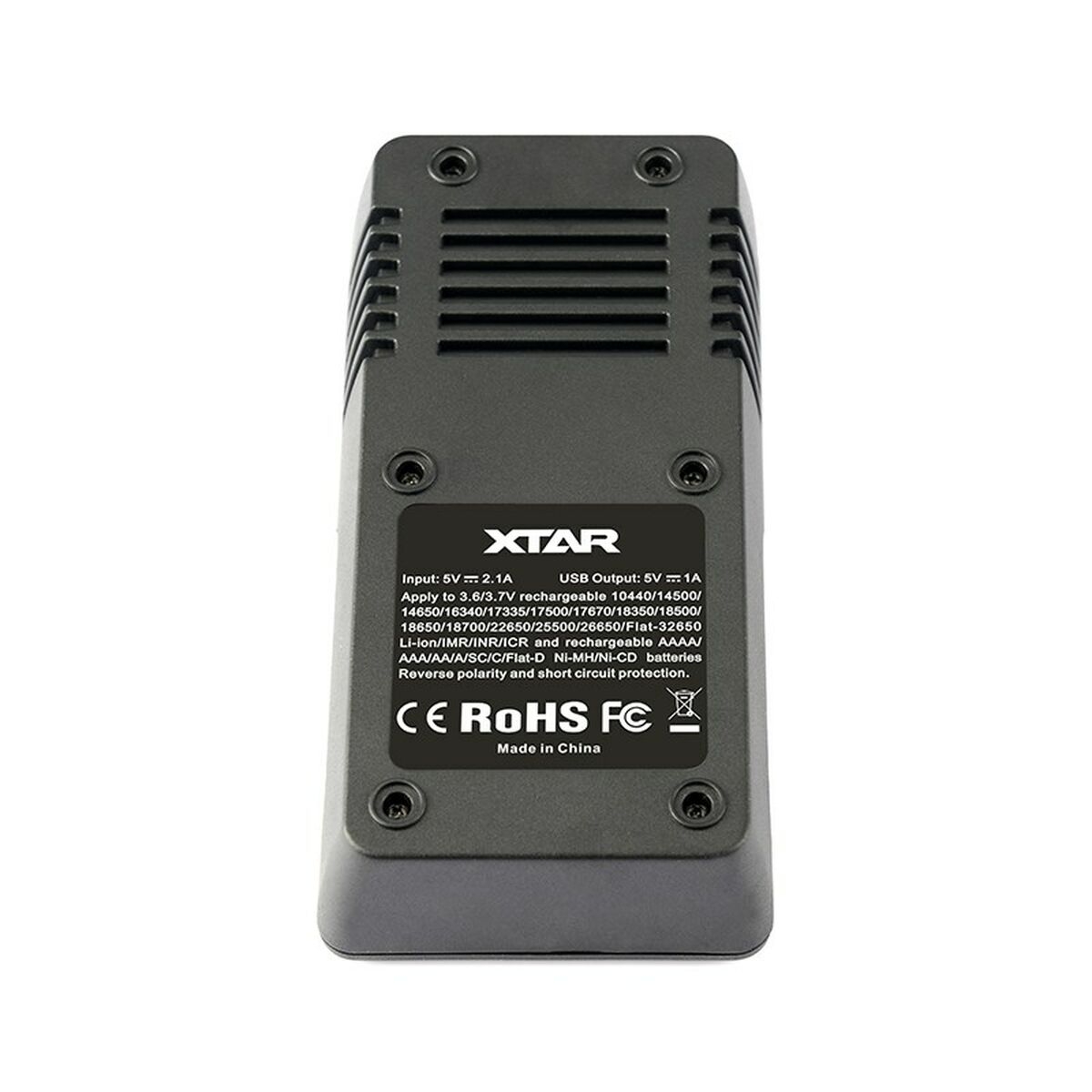 Battery charger Xtar VC2 Litio Ion Batteries x 2