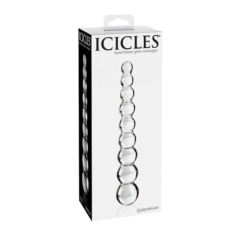 ICICLES NUMBER 2 HAND BLOWN GLASS MASSAGER