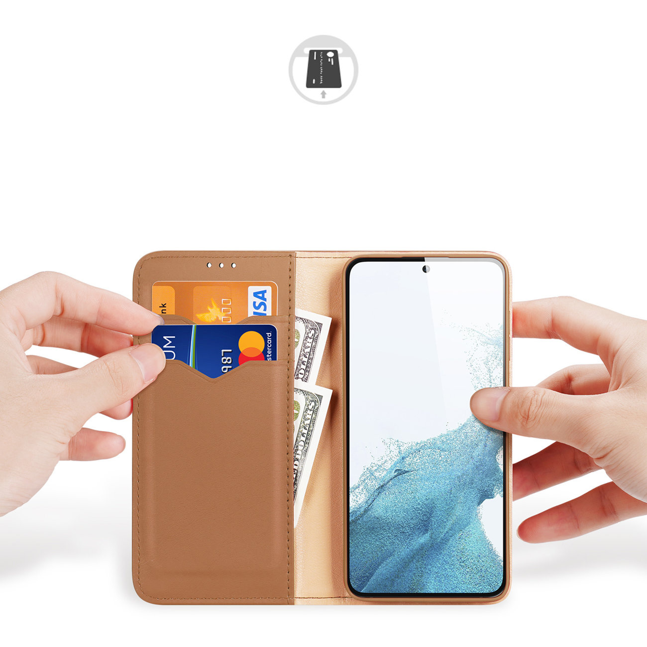 Dux Ducis Hivo Samsung Galaxy S23+ Plus brown