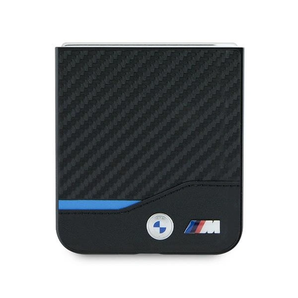 Case BMW BMHCZF622NBCK Samsung Galaxy Z Flip6 hardcase Carbon Blue Line black/black