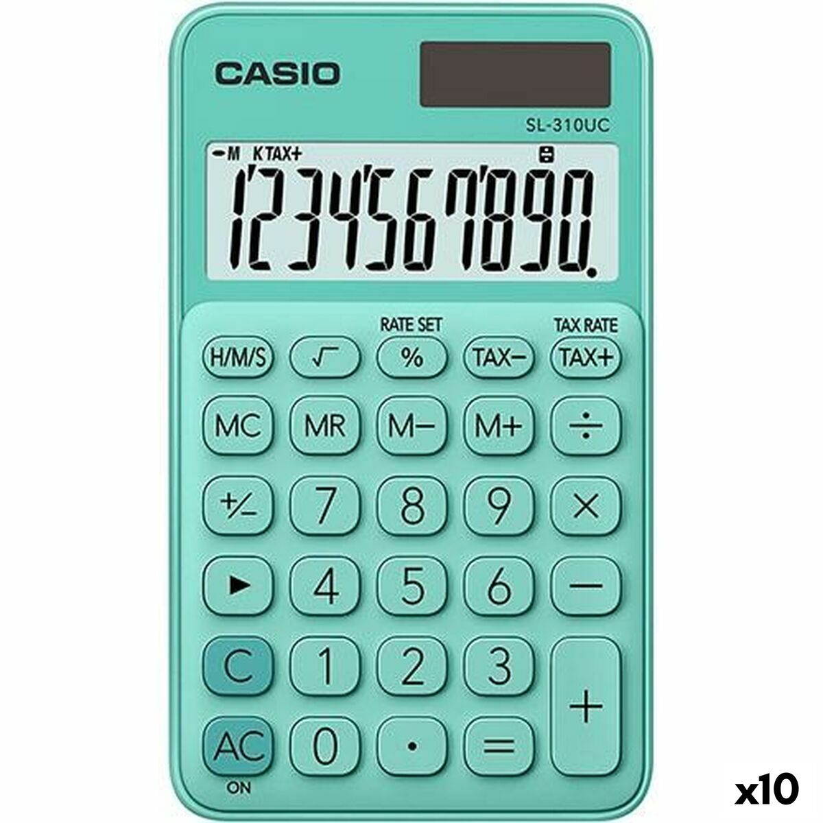 Kalkulator Casio SL-310UC Kolor Zielony (10 Sztuk)