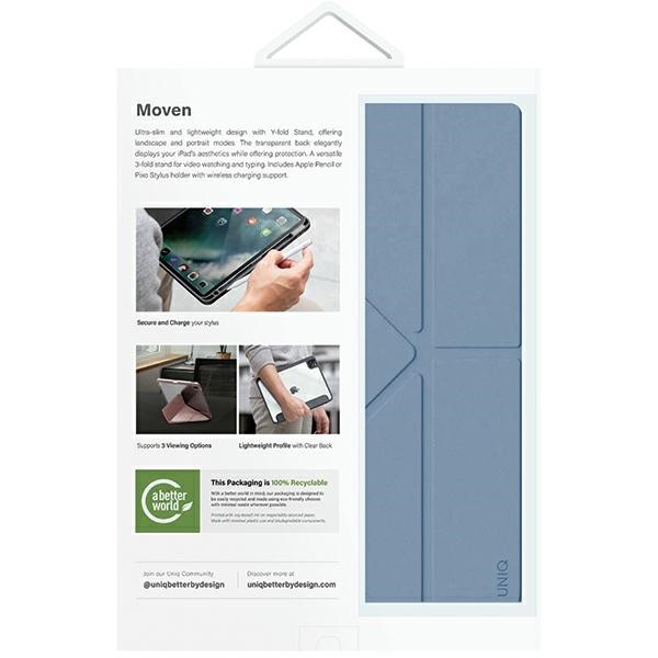 UNIQ Moven Apple iPad Air 10.9 2020/2022 (4, 5 gen) / iPad Air 11 2024 (6 gen) stone blue