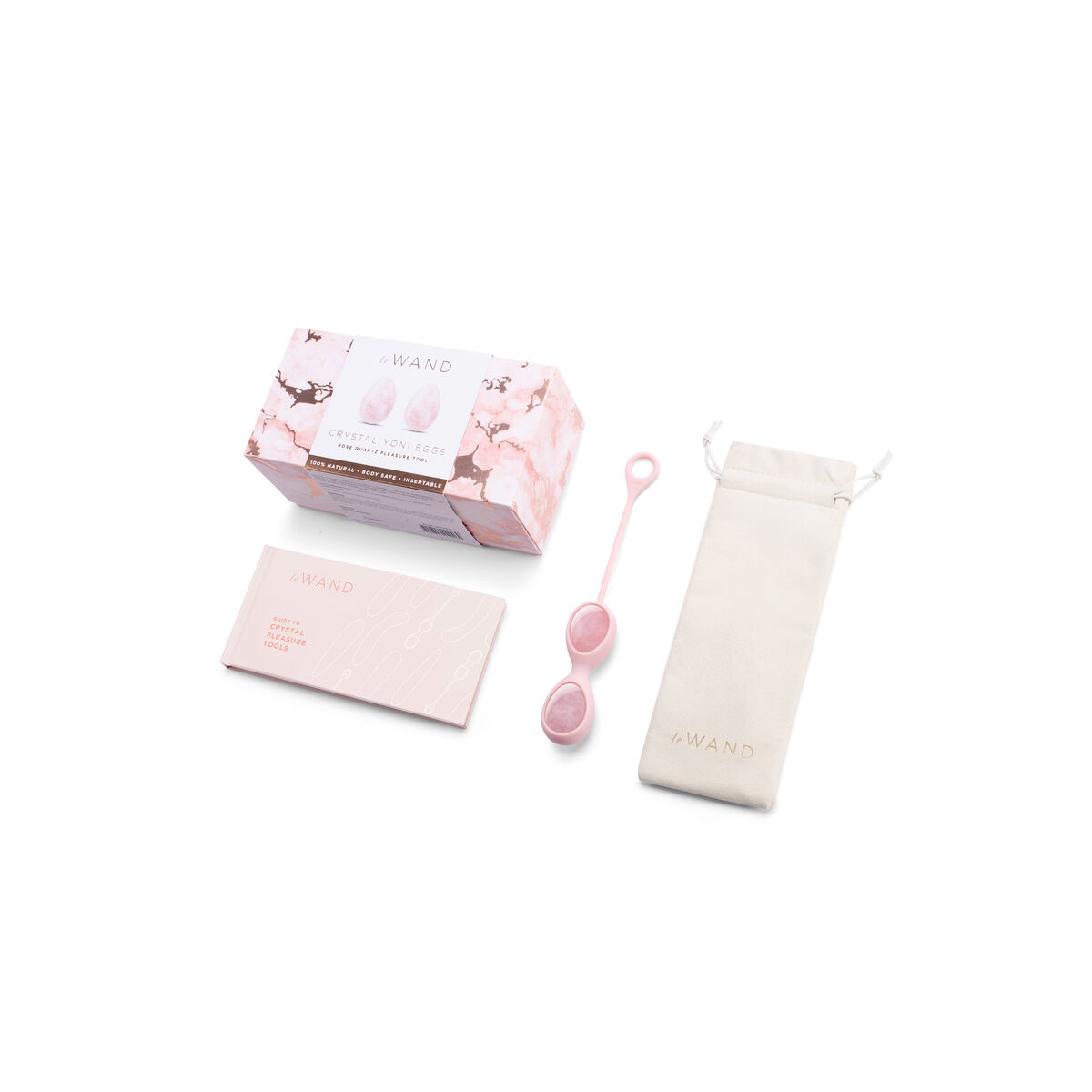 Orgasm Balls Le Wand Crystal (by le Wand) Rose Quartz Orgasm Balls Le Wand Crystal (by le Wand) Rose Quartz