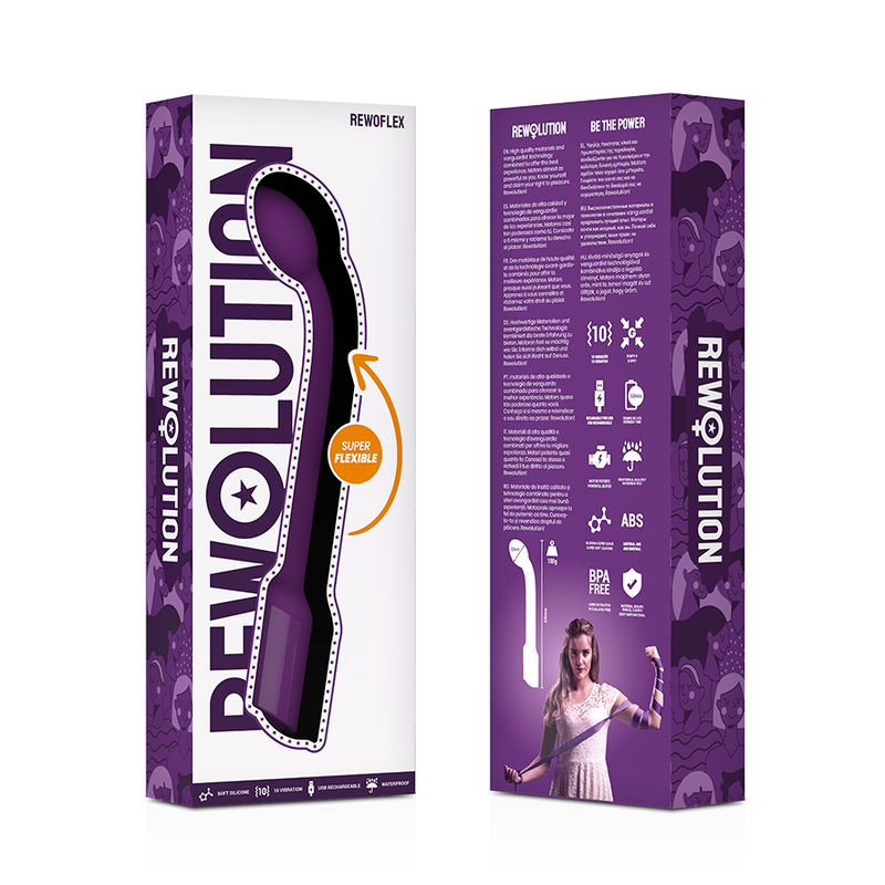 REWOLUTION REWOFLEX FLEXIBLE G-POINT STIMULATOR VIBRATOR