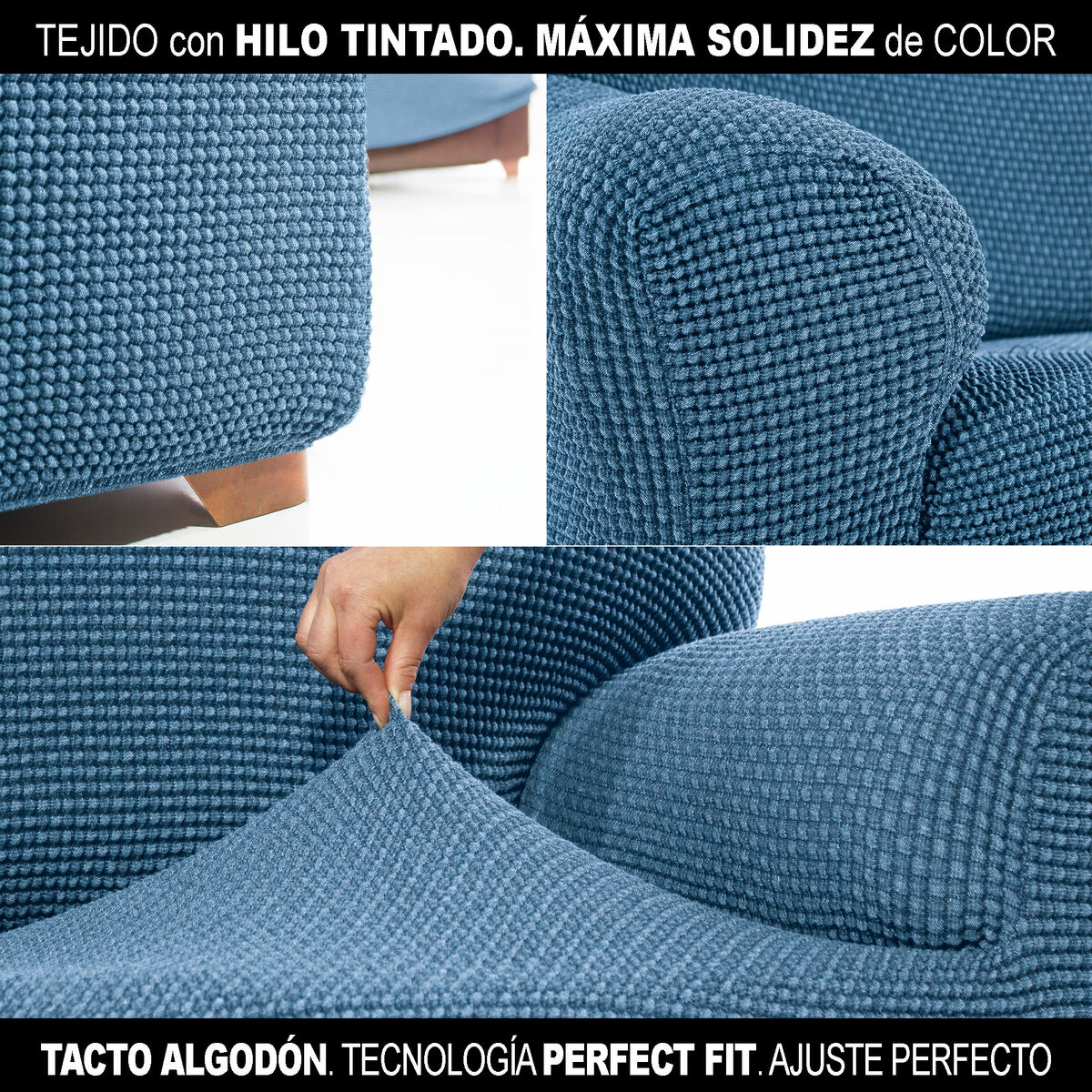 Chaise longue cover with short right arm Sofaskins NIAGARA 210 - 340 cm Chaise longue cover with short right arm Sofaskins NIAGARA 210 - 340 cm