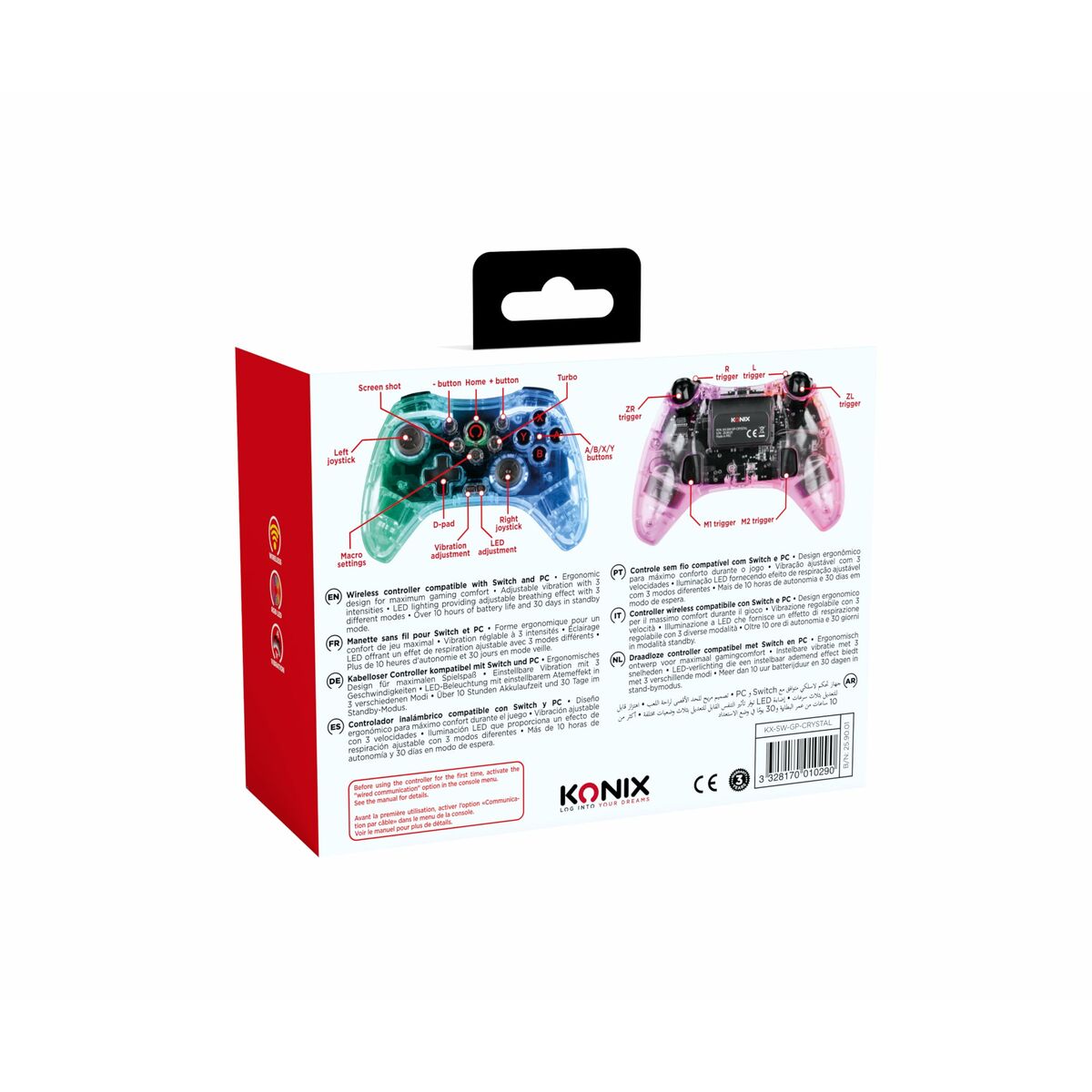 Hairdryer KONIX 61889000025 RGB