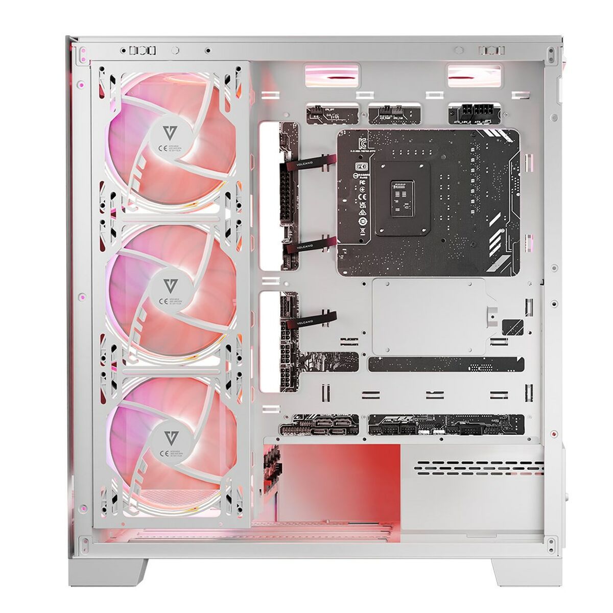 ATX Semi-tower Box Modecom Volcano SPACE APEX ARGB White ATX Semi-tower Box Modecom Volcano SPACE APEX ARGB White