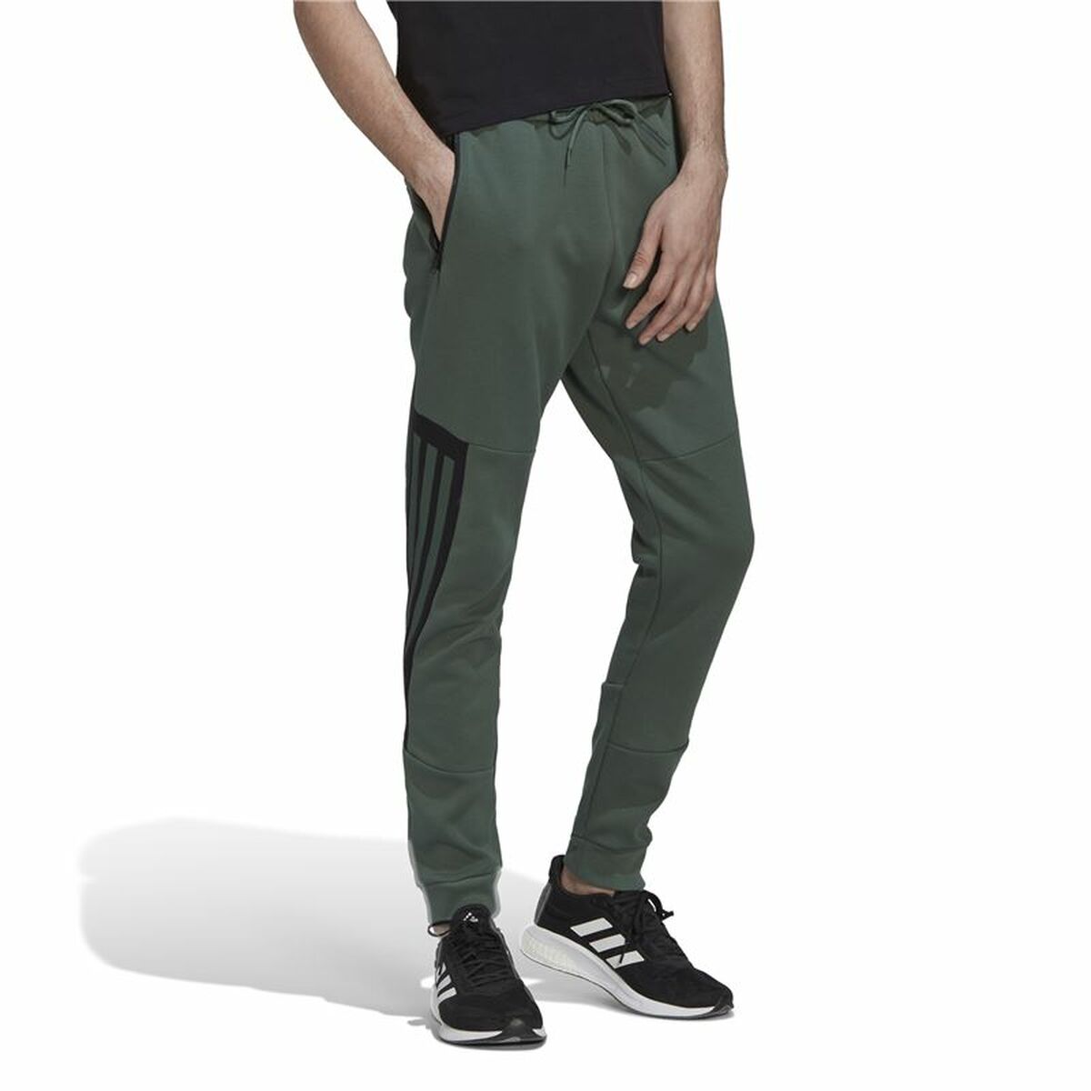 Adult's Tracksuit Bottoms Adidas Future Icons 3 Green Men