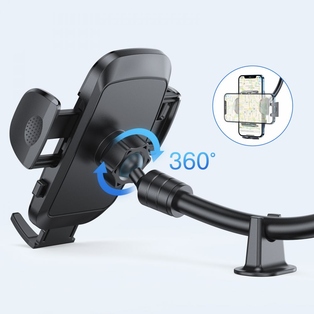 Joyroom JR-ZS259 Long Arm Dashboard Car Mount Black