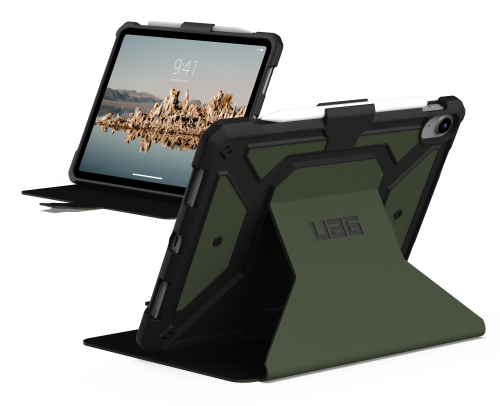 UAG Urban Armor Gear Metropolis SE Apple iPad 10.9 2022 (10 gen) Pencil holder (olive)