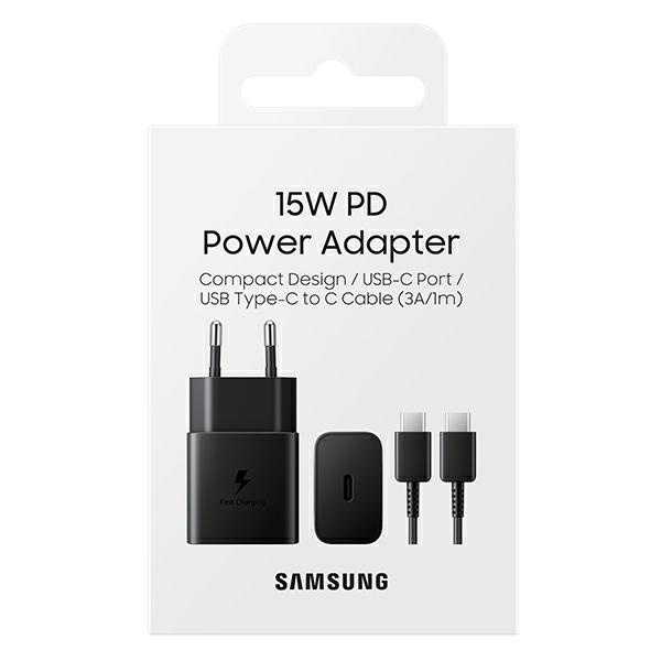 Samsung EP-T1510XB 15W Fast Charge + USB-C cable black
