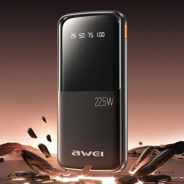 AWEI P10K powerbank 10000mAh 22.5W black