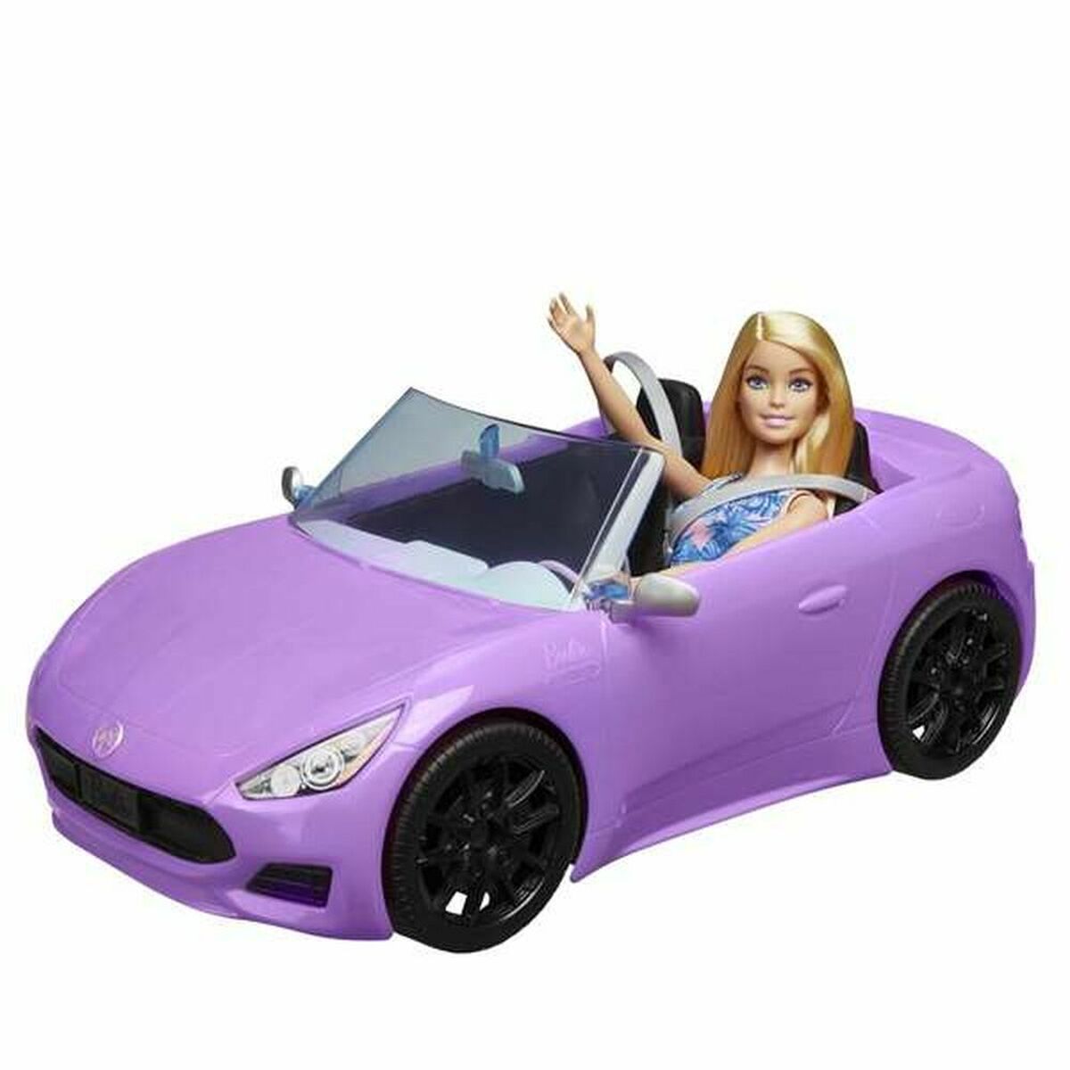 Doll Mattel Barbie And Her Purple Convertible