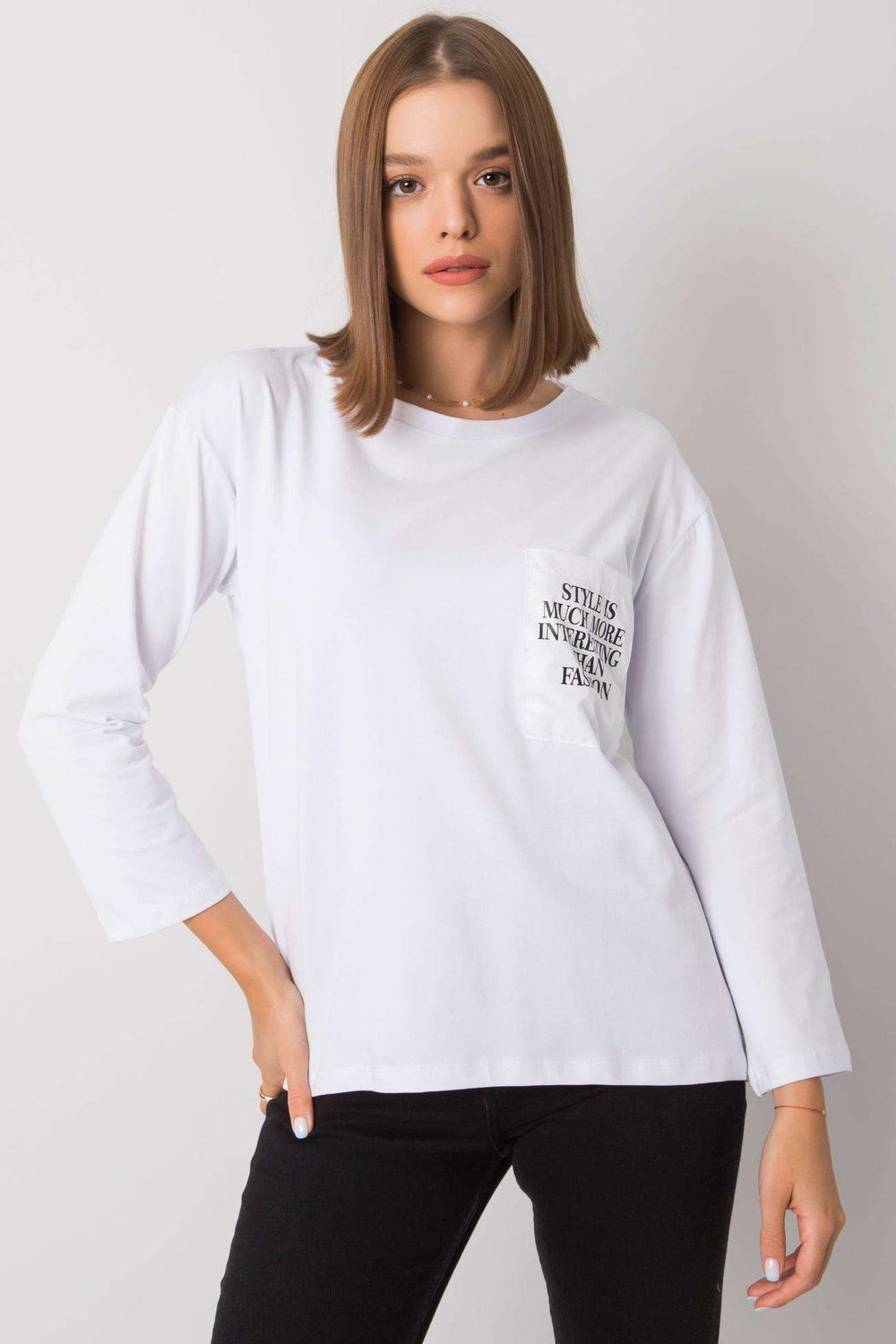  Blouse model 160843 Ex Moda  white