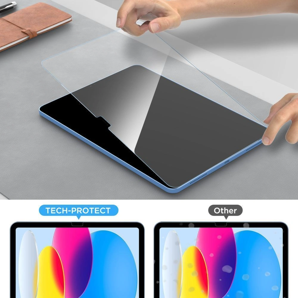 Szkło hartowane Tech-Protect Glass Fit+ do Samsung Galaxy Tab A9 / A11 8.7 X110 / X115 / X133 / X135 Clear [2 PACK]