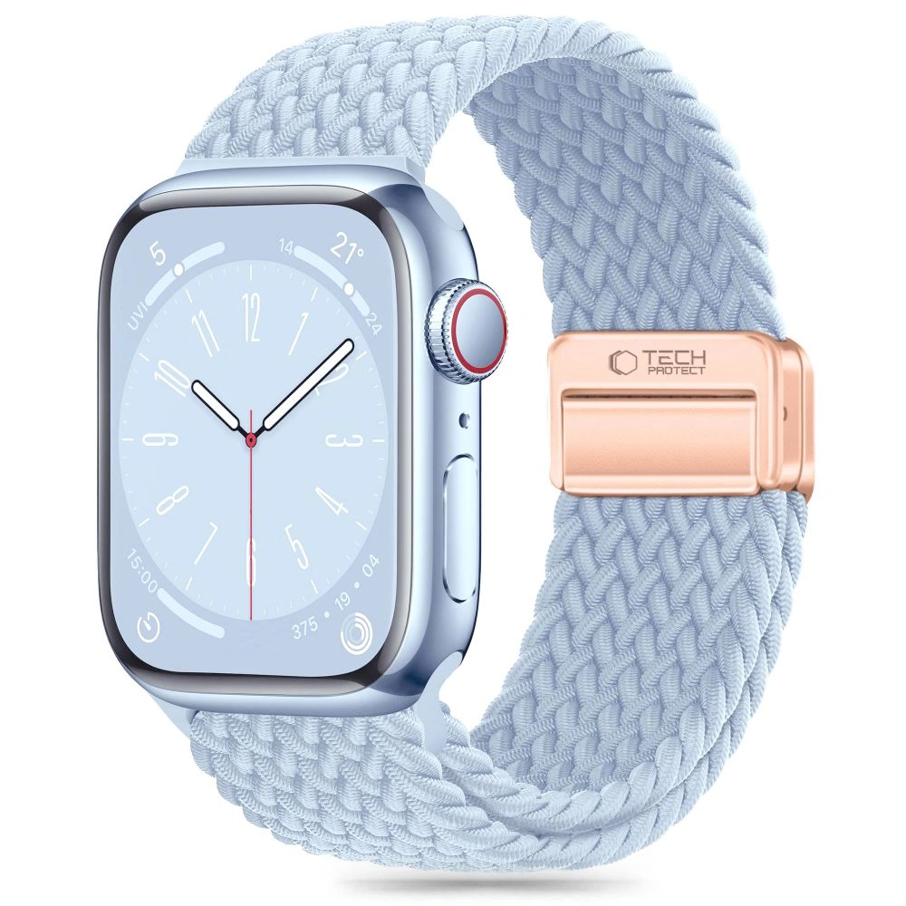 Tech-protect Nylonmag Strap Apple Watch 4/5/6/7/8/9/SE 38/40/41mm Baby Blue