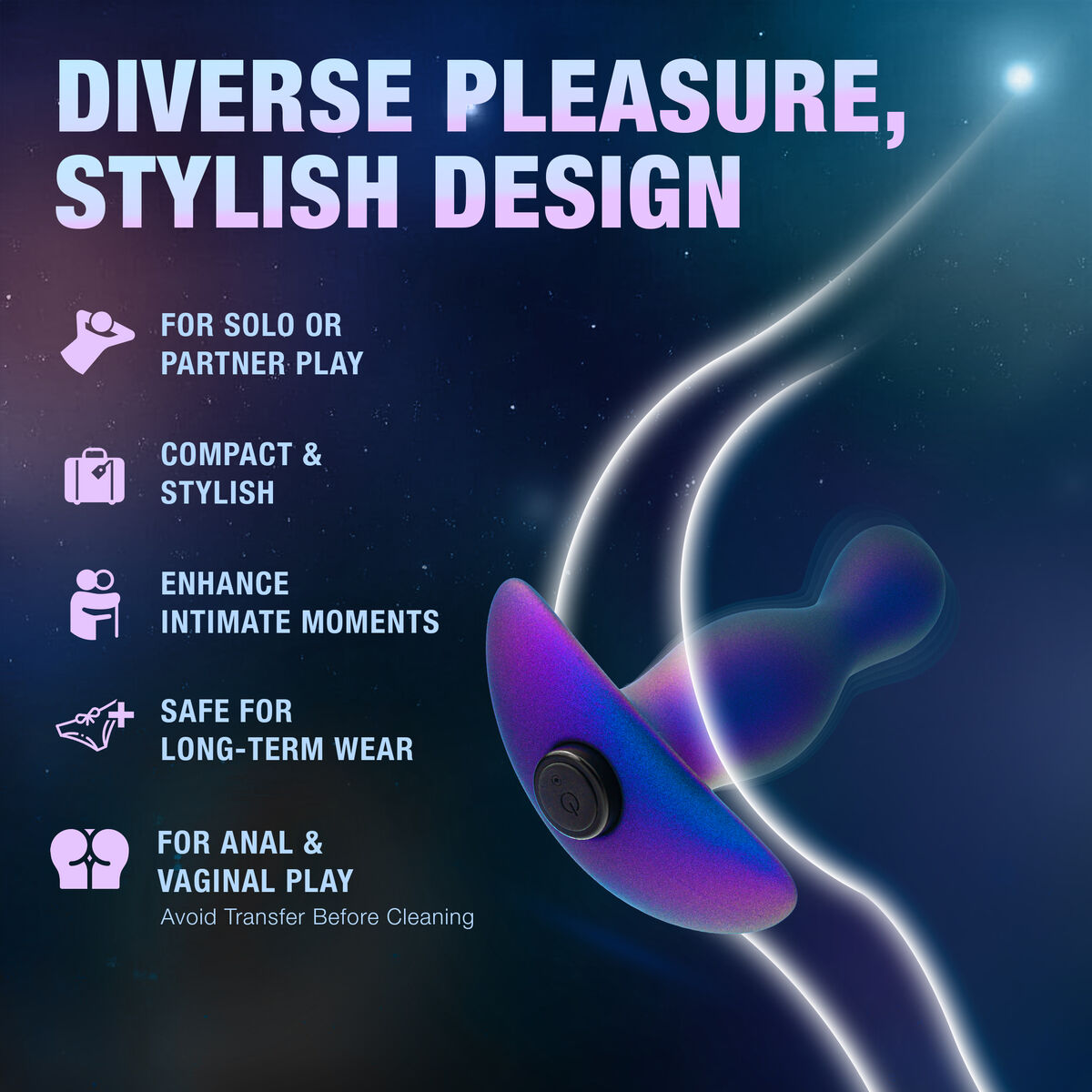 Cassini Anal Vibrator Black Blush Anal Adventures Purple Cassini Anal Vibrator Black Blush Anal Adventures Purple