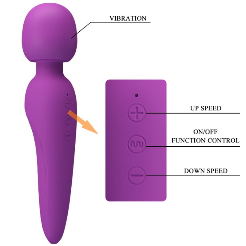 PRETTY LOVE MEREDITH MASSAGER 12 MODES OF VIBRATION