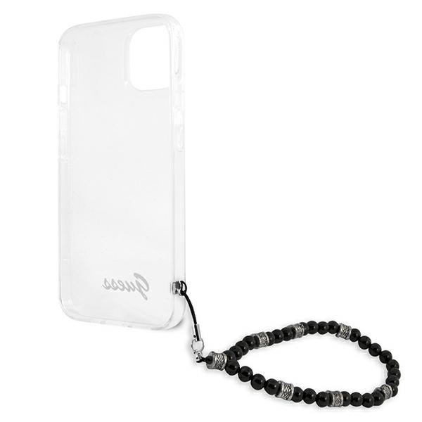 Guess GUHCP13SKPSBK Apple iPhone 13 mini Transparent hardcase Black Pearl