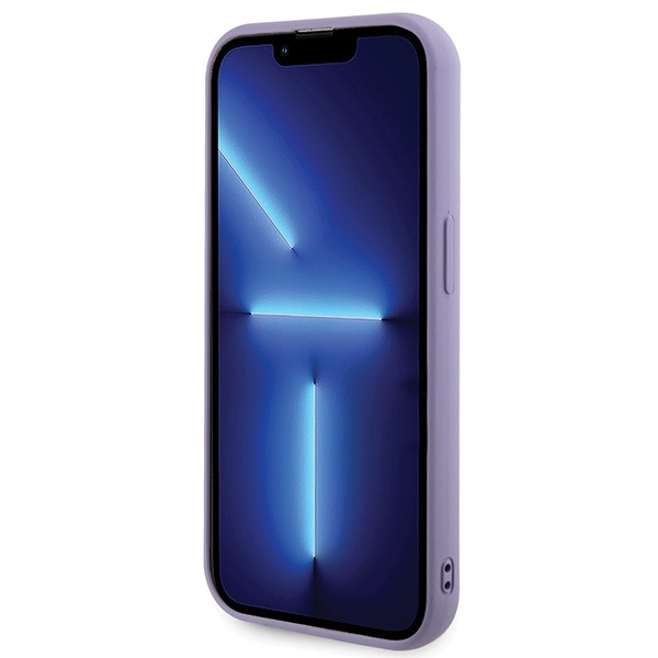 Guess GUHCP15LPSFDGSU Apple iPhone 15 Pro hardcase Sequin Script Metal purple