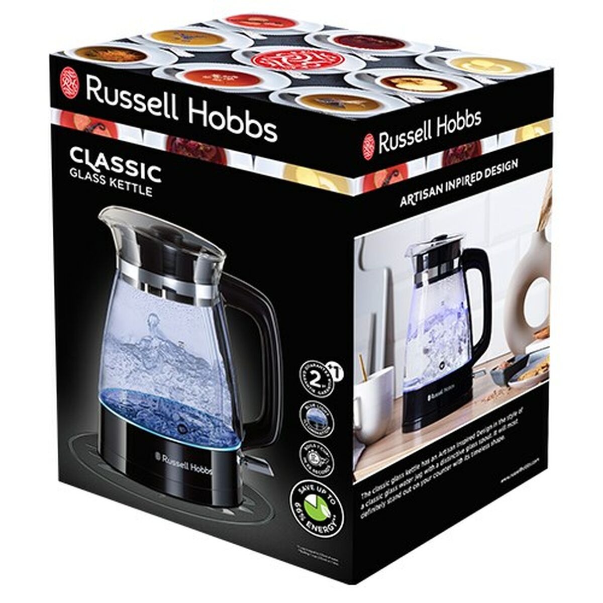 Teapot Russell Hobbs 26080-70 Black 2400 W 1,7 L