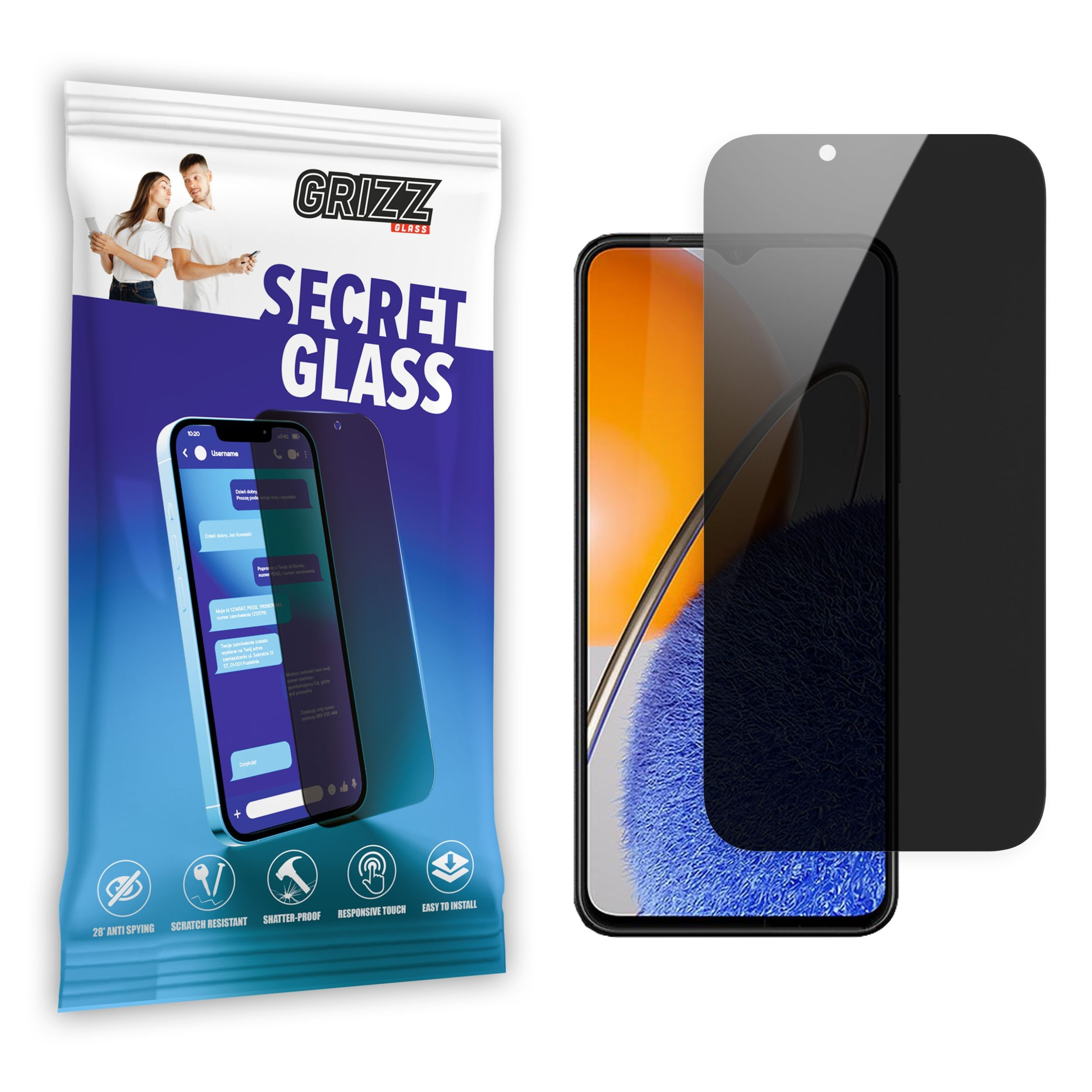 GrizzGlass SecretGlass Huawei Nova Y61