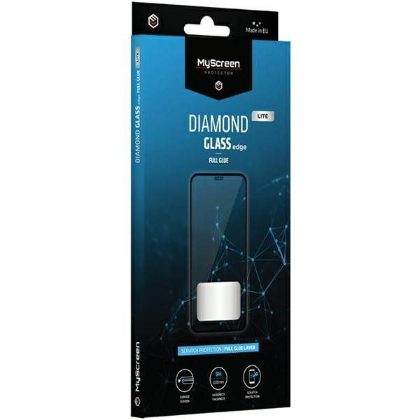 MyScreen Diamond Glass Edge Lite FG Apple iPhone 15 Plus black Full Glue