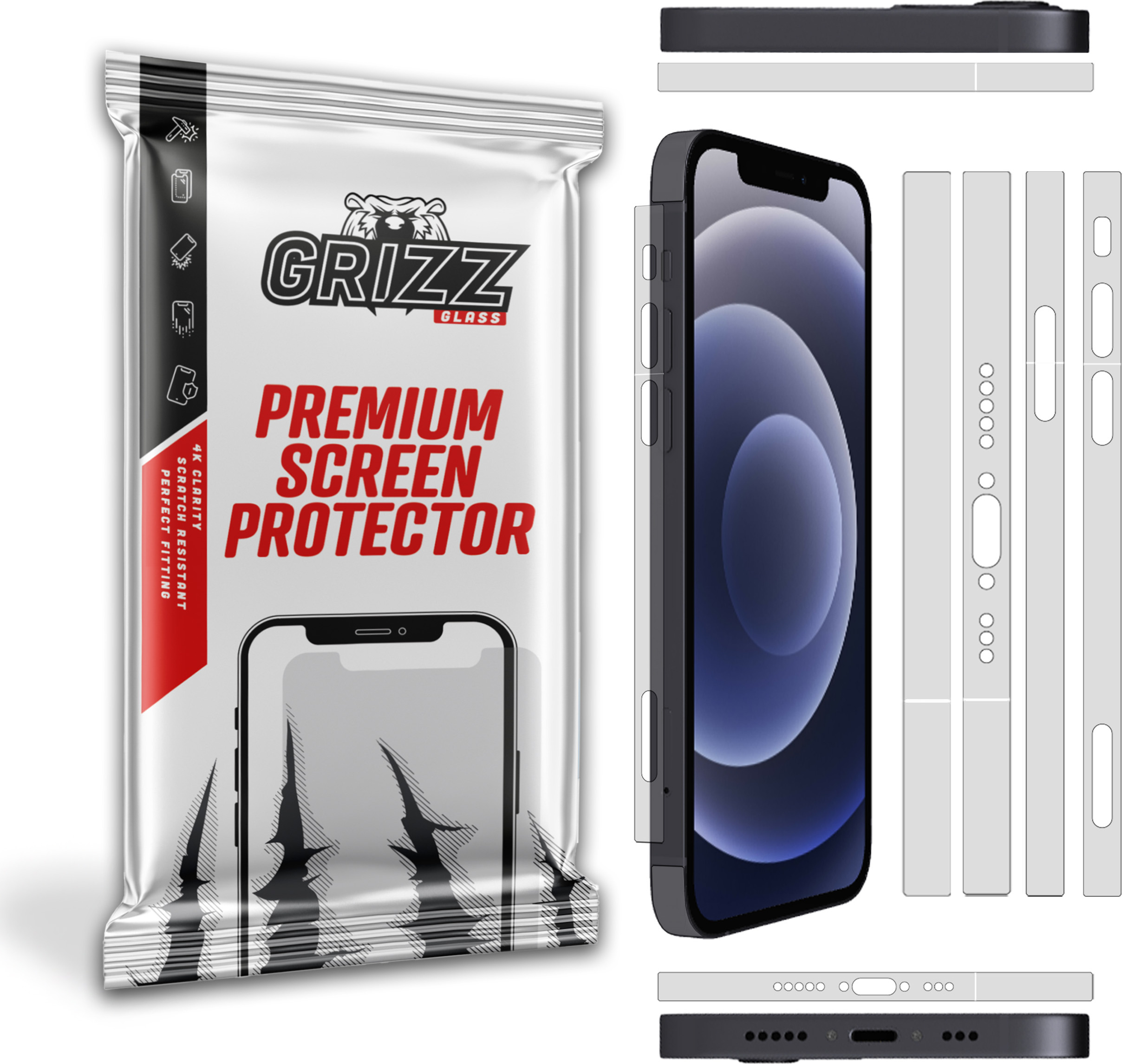 GrizzGlass UltraSide Apple iPhone 13 Pro