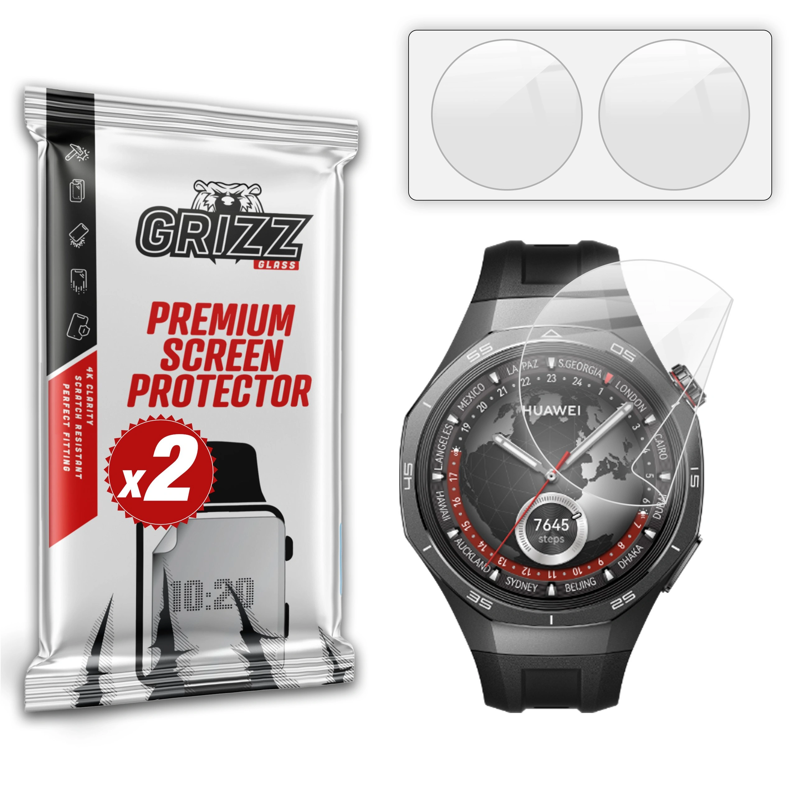 GrizzGlass CeramicFilm Huawei Watch GT 5 Pro 42mm