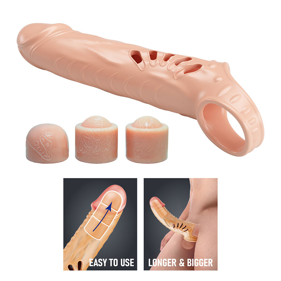 PRETTY LOVE - PENIS SLEEVE WITH EXTENDERS