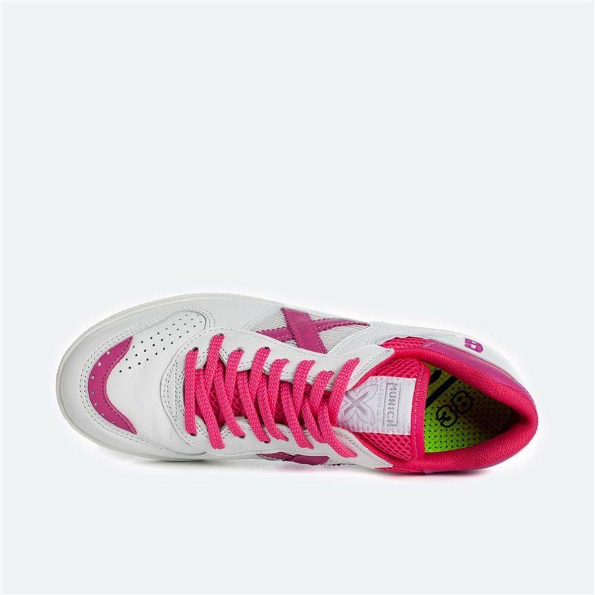 Indoor Football Shoes Munich Continental 942 Pink White Adults