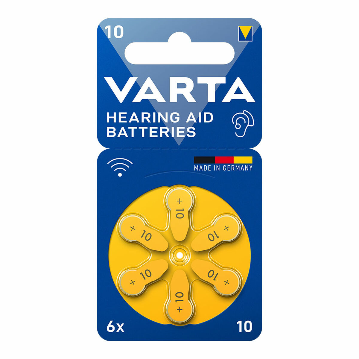 Hearing aid battery Varta Hearing Aid 10 PR70 6 Units