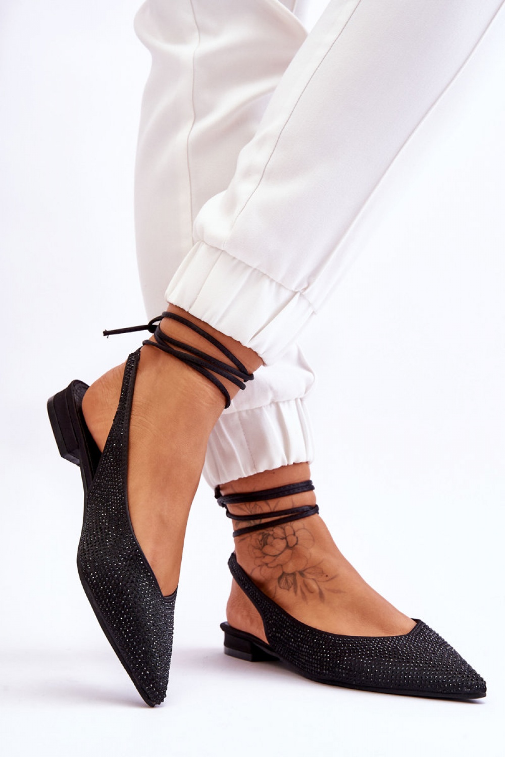  Strappy ballet flats model 178022 Step in style  black