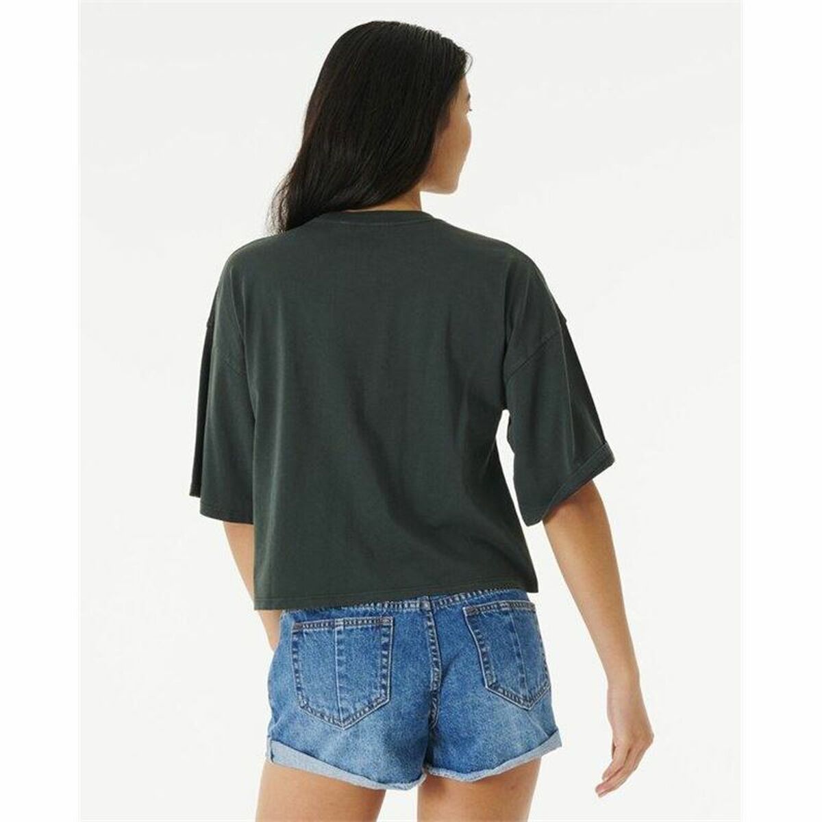 Women’s Short Sleeve T-Shirt Rip Curl Barrelled Heritage Black Women’s Short Sleeve T-Shirt Rip Curl Barrelled Heritage Black