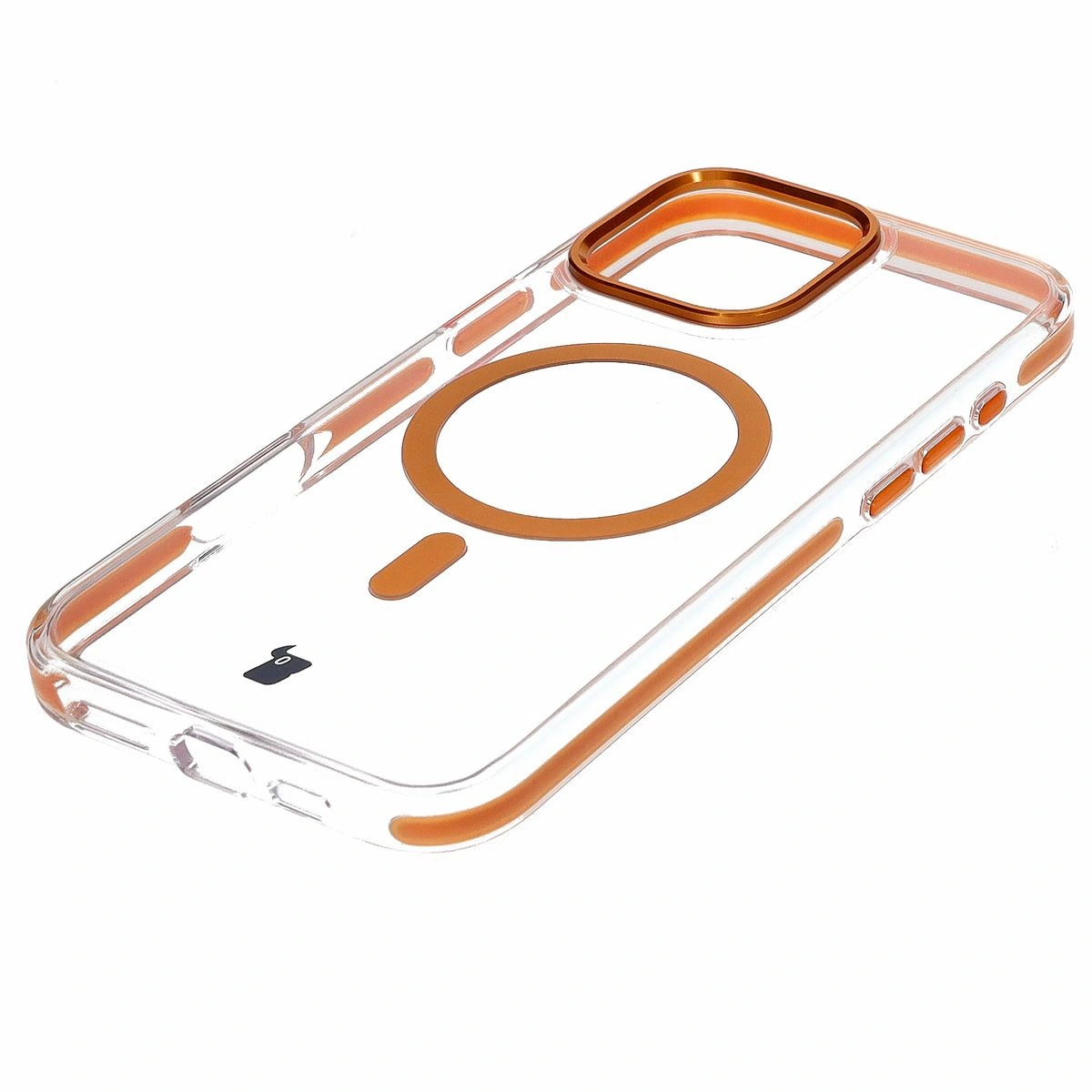 Bizon Case Marco Apple iPhone 16 Pro Max clear with orange frame