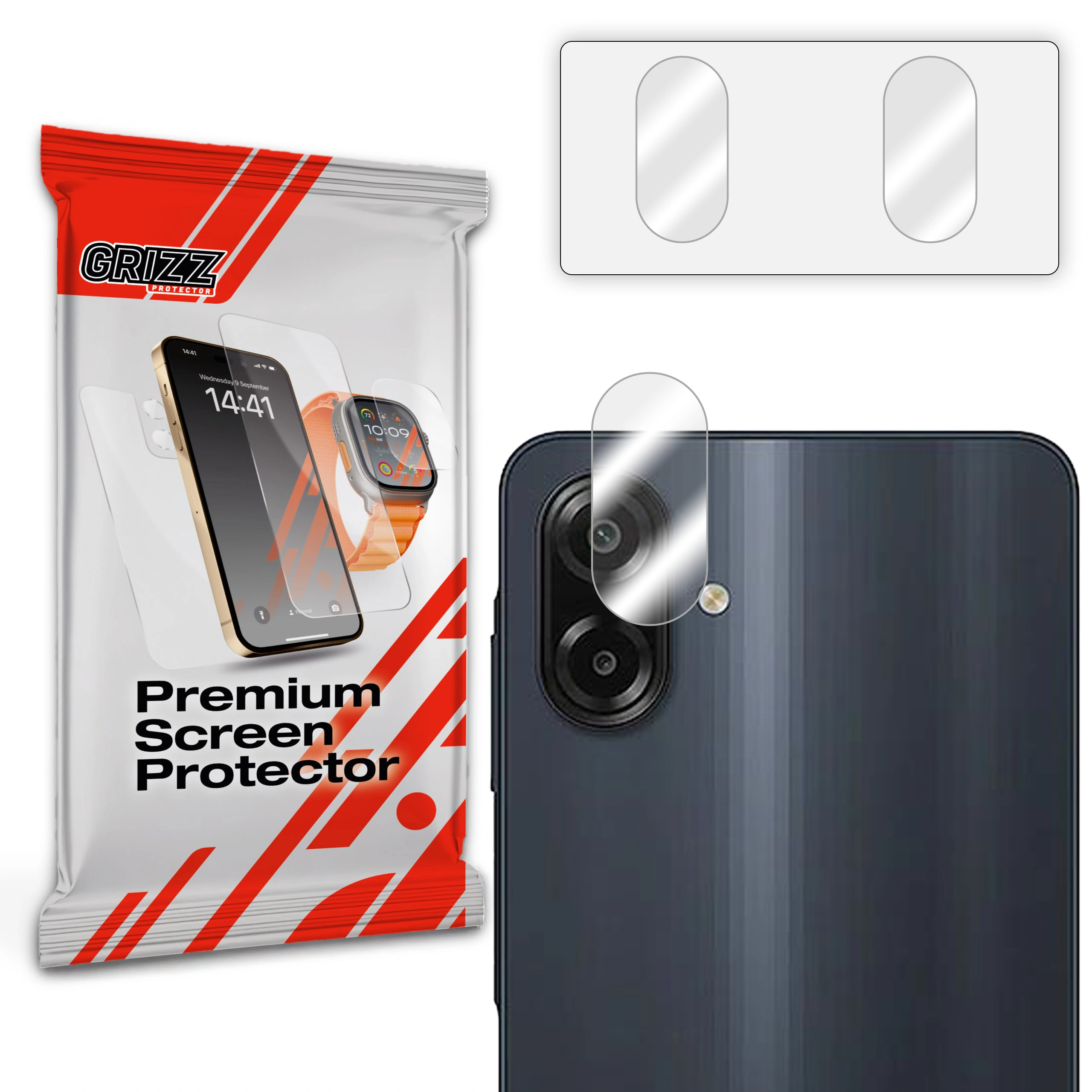 Szkło na aparat GrizzGlass HybridGlass Camera do Samsung Galaxy M07