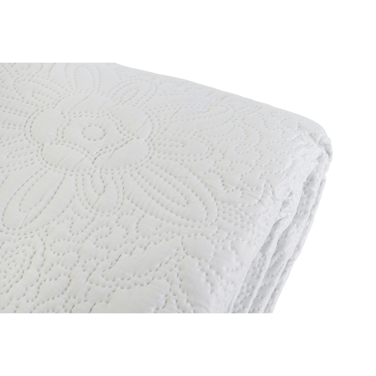 Bedspread (quilt) DKD Home Decor White Super king 270 x 270 x 1 cm