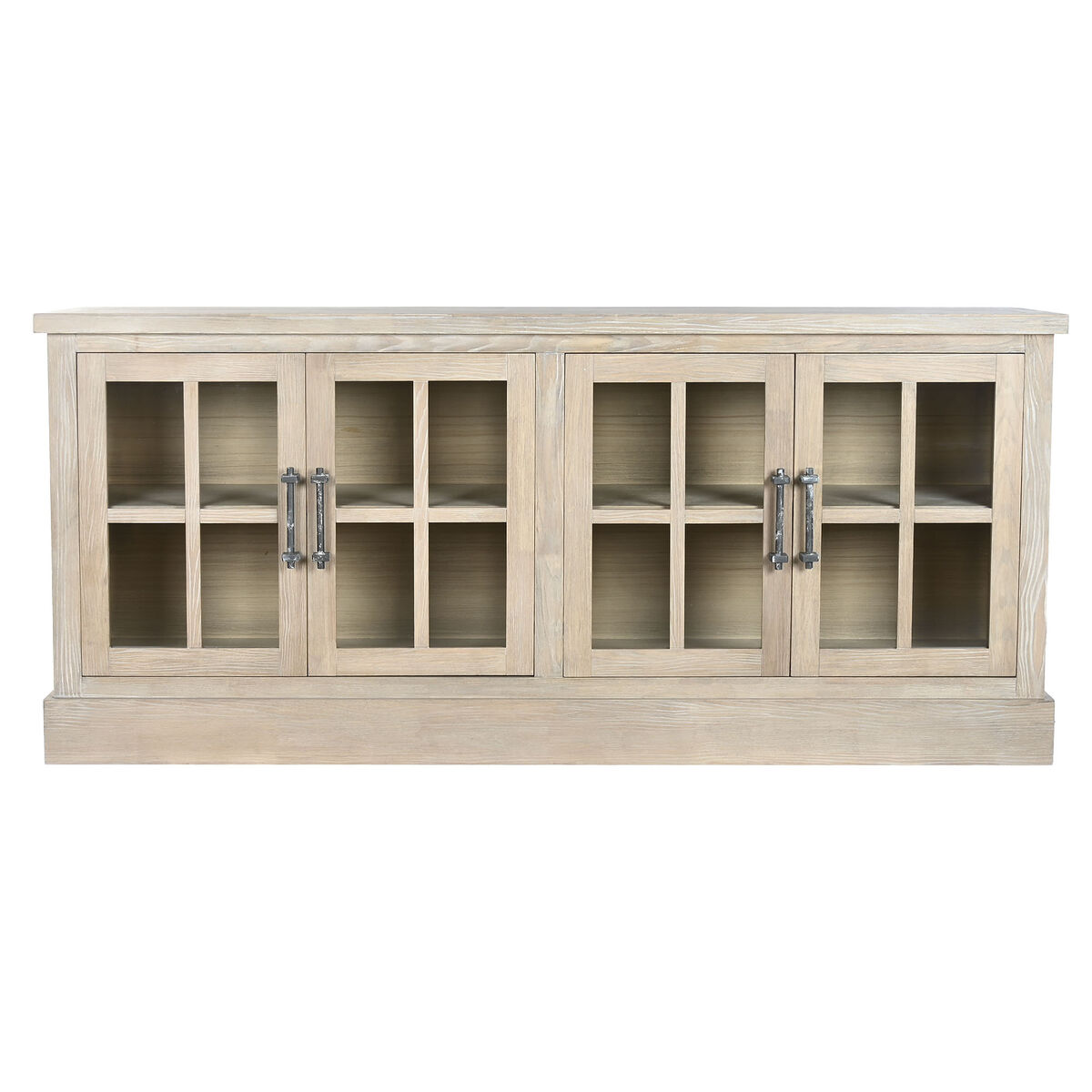 Sideboard Home ESPRIT Natural Wood Crystal 180 x 40 x 82 cm