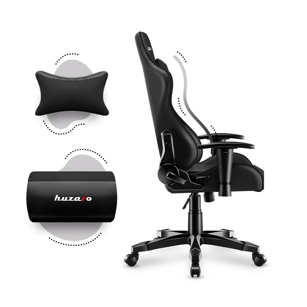 Gaming Chair Huzaro HZ-Ranger 6.0 Black Black Gaming Chair Huzaro HZ-Ranger 6.0 Black Black