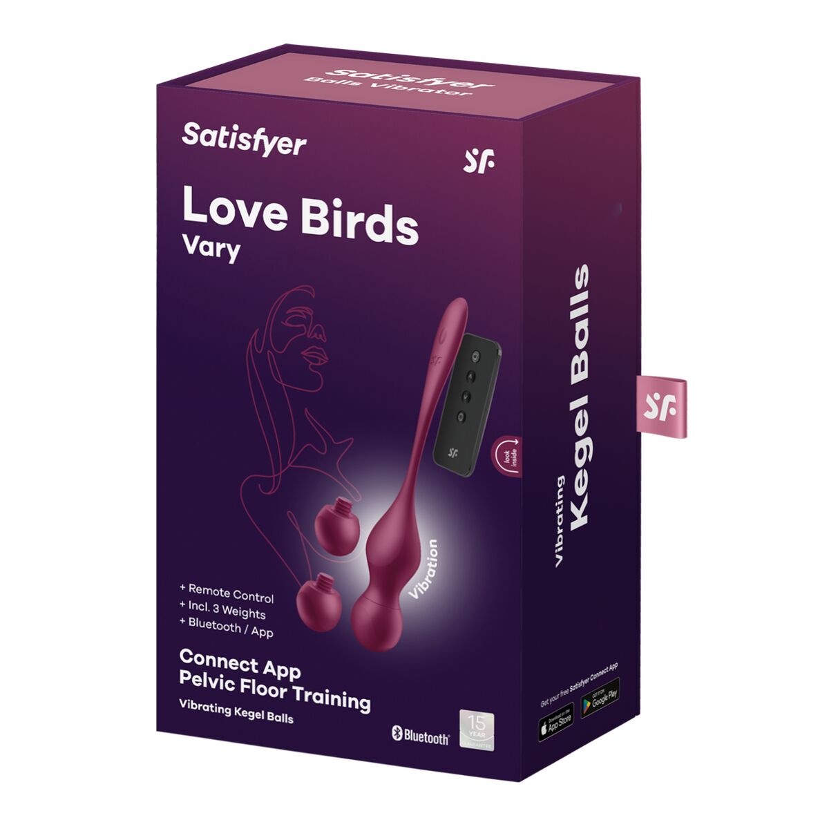 Pelvic Floor Exerciser Satisfyer Silicone ABS