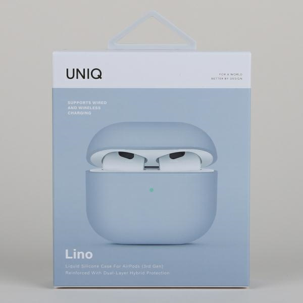 UNIQ Lino Silicone Apple AirPods 3 arctic blue