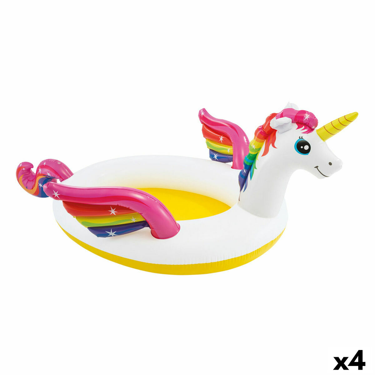 Inflatable Paddling Pool for Children Intex Unicorn 27,2 x 10,4 x 19,3 cm 151 L (4 Units)