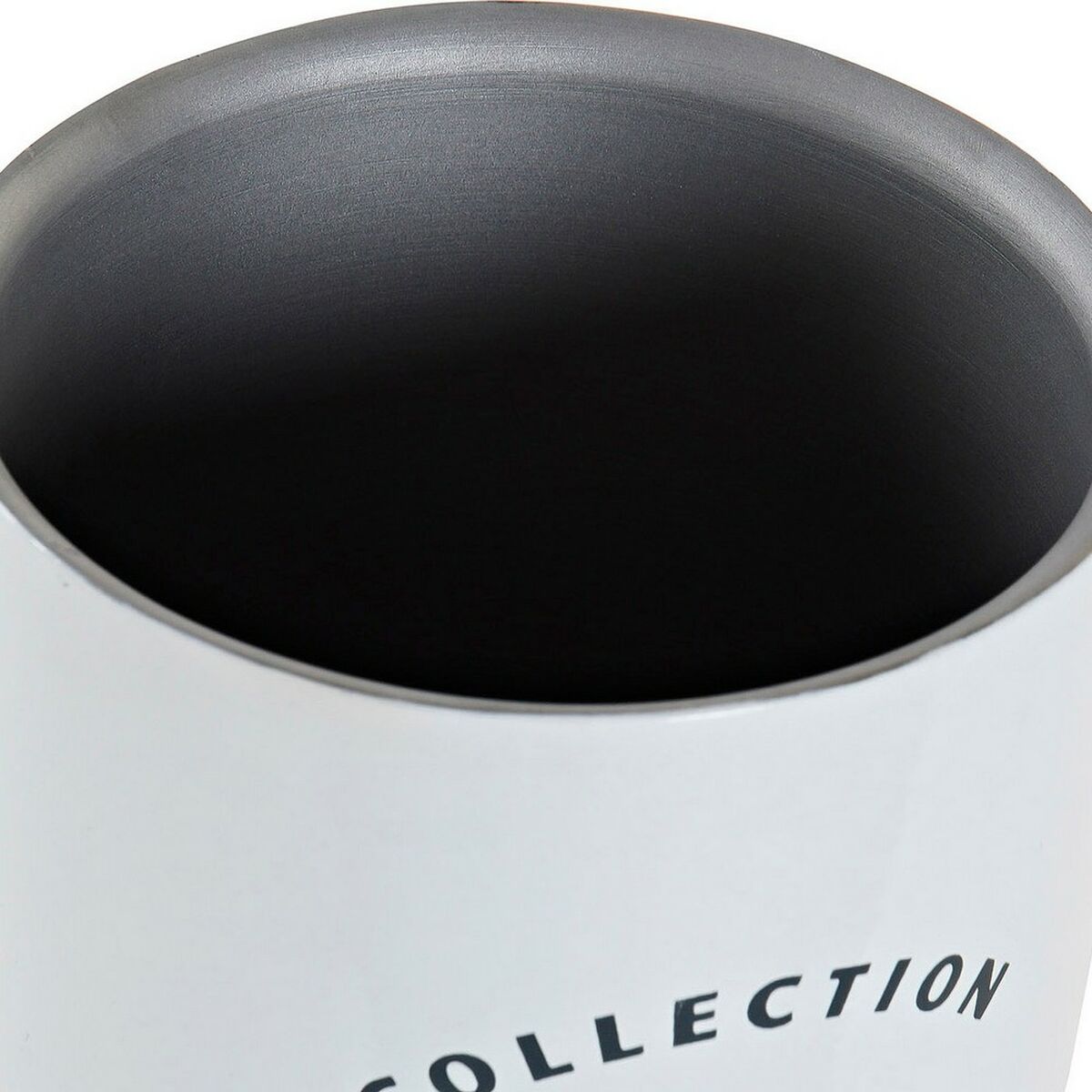 Bottle Cooler DKD Home Decor Silver Stainless steel White 12 x 12 x 18 cm