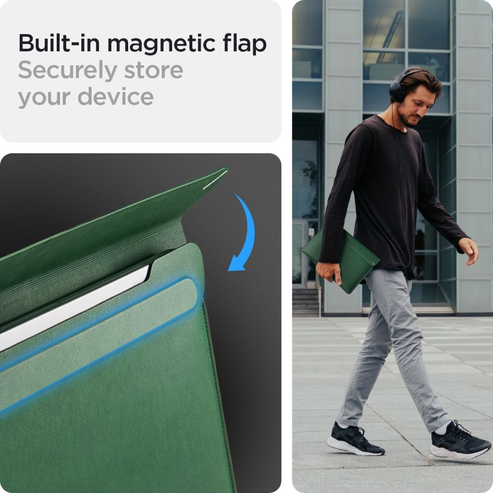 Spigen Valentinus Sleeve Laptop 15-16 Jeju Green