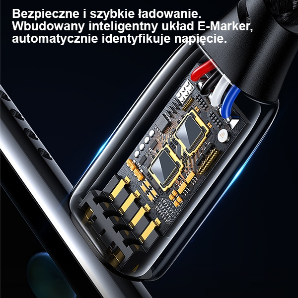 USAMS Cable U82 USB-C na-USB-C 1.2m 240W PD 3.1 Fast Charging black SJ580USB01 (US-SJ580)